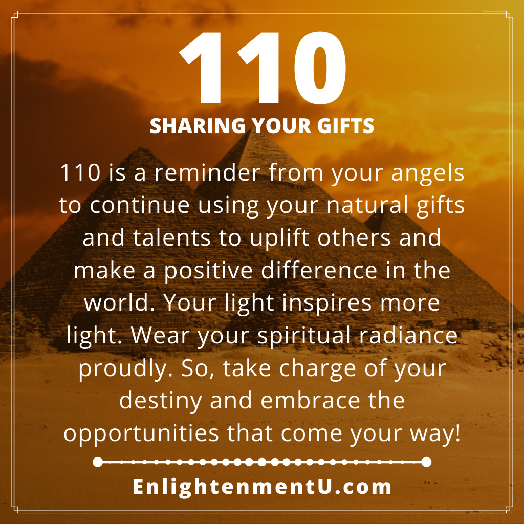 110 angel number: What does it mean for your relationship