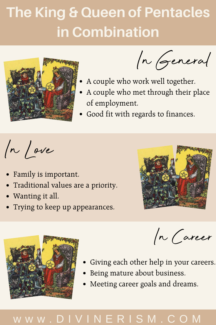 King and Queen of Pentacles: What Does This Tarot Combo Mean for Your Love Life and Finances