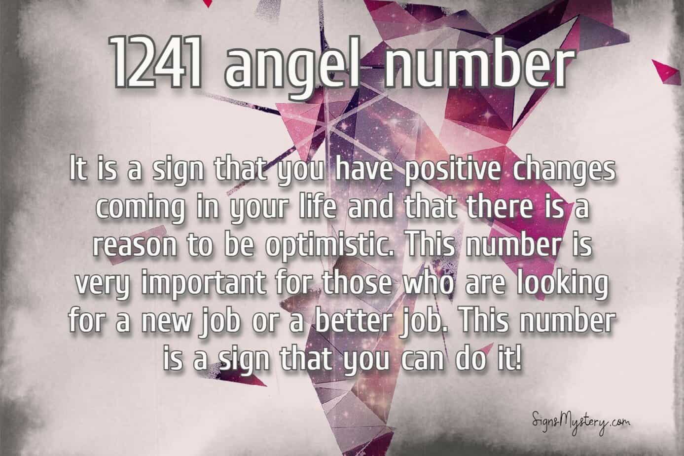 Seeing 1241 angel number a lot lately? Heres what it means