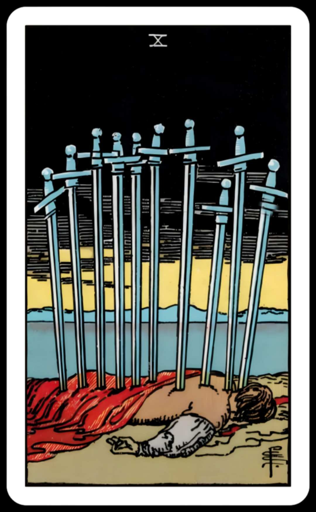 Three of pentacles and 10 of swords meaning: Easy guide for tarot readings.