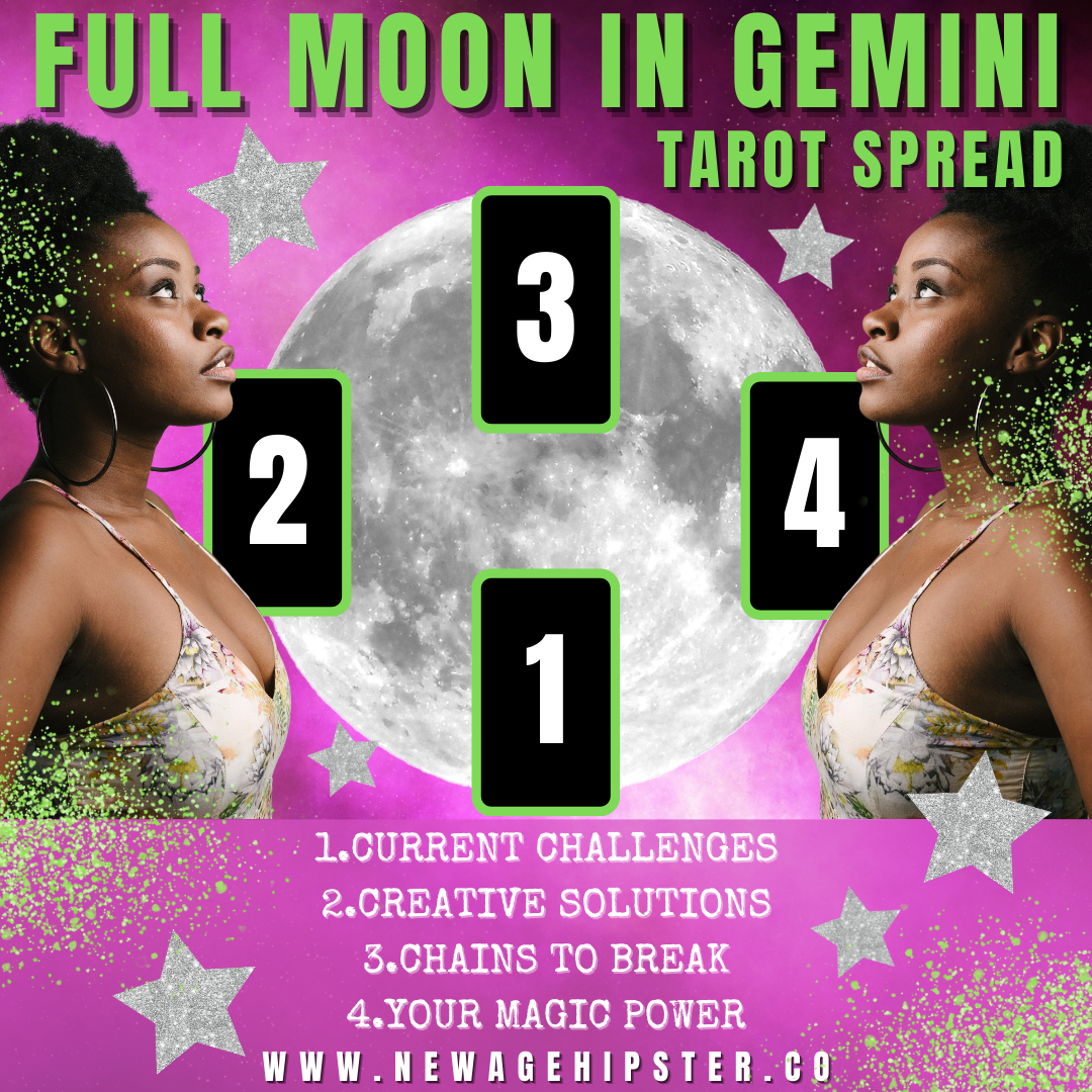 Full Moon in Gemini Tarot Spread: Simple Guide to Unlock Your Intuition Now!