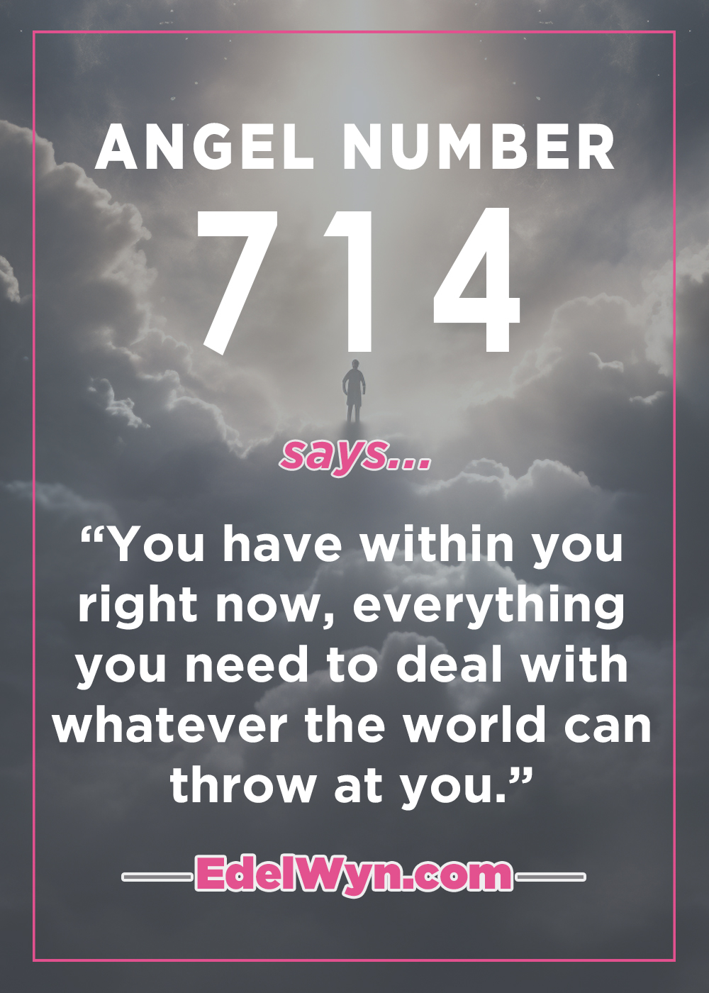 Angel numbers 714 - what does it mean when you keep seeing this number?