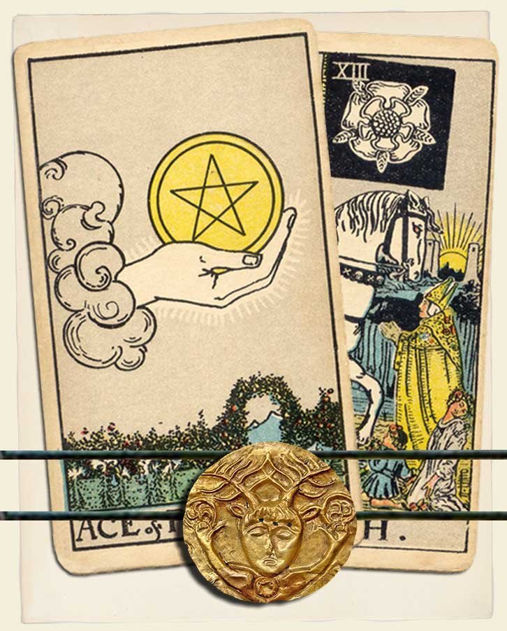 Ace of Pentacles and Death in Tarot: Easy Guide to Their Combined Meaning