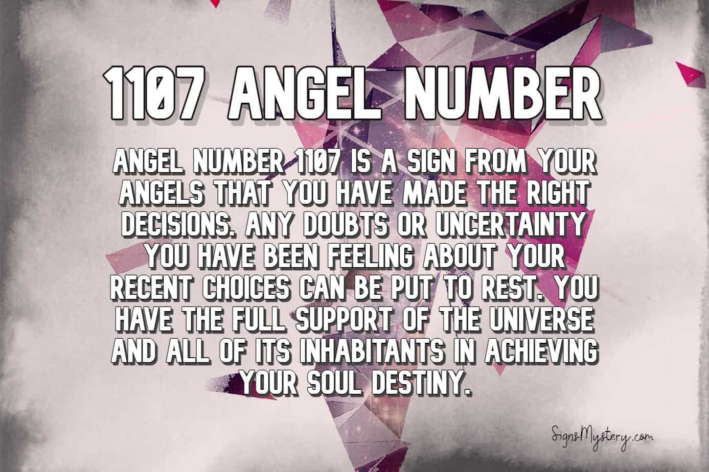 Angel number 1107 meaning: Simple tips to understanding its message