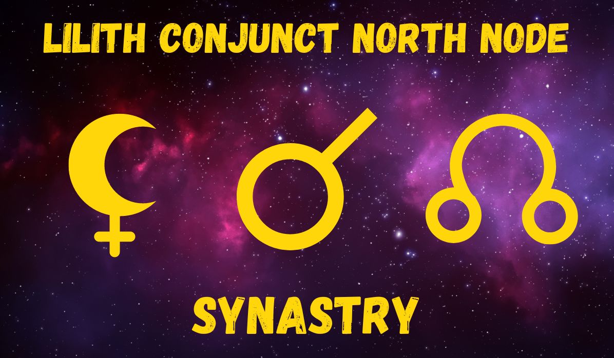 Lilith Conjunct North Node Synastry:  Exploring the Karmic Bond and Shadow Self