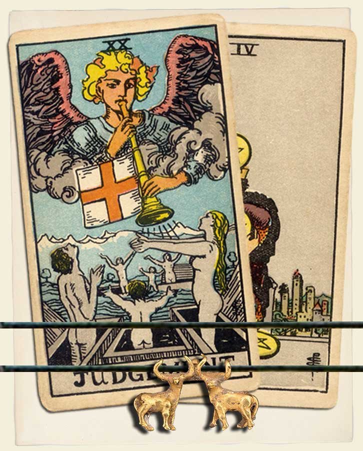 Judgement and Four of Pentacles: Whats the Tarot Trying to Tell You?