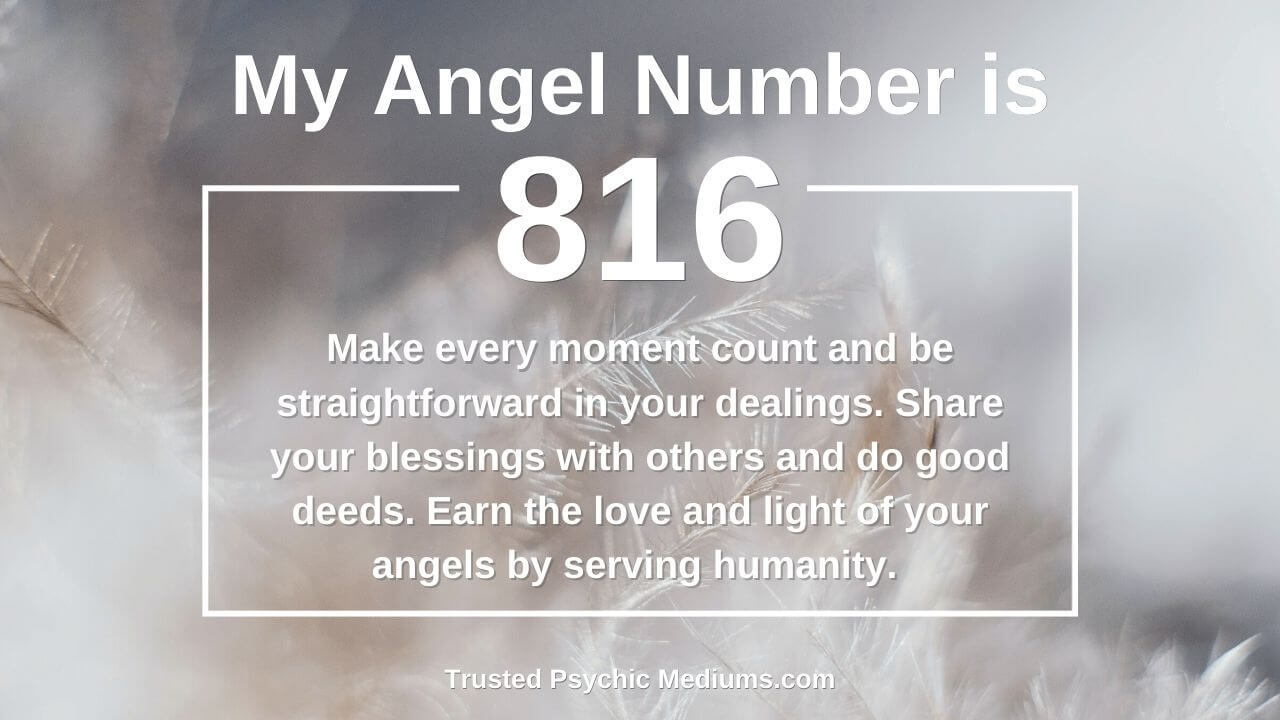 Is angel number 816 lucky? Learn how to use this number to attract abundance!