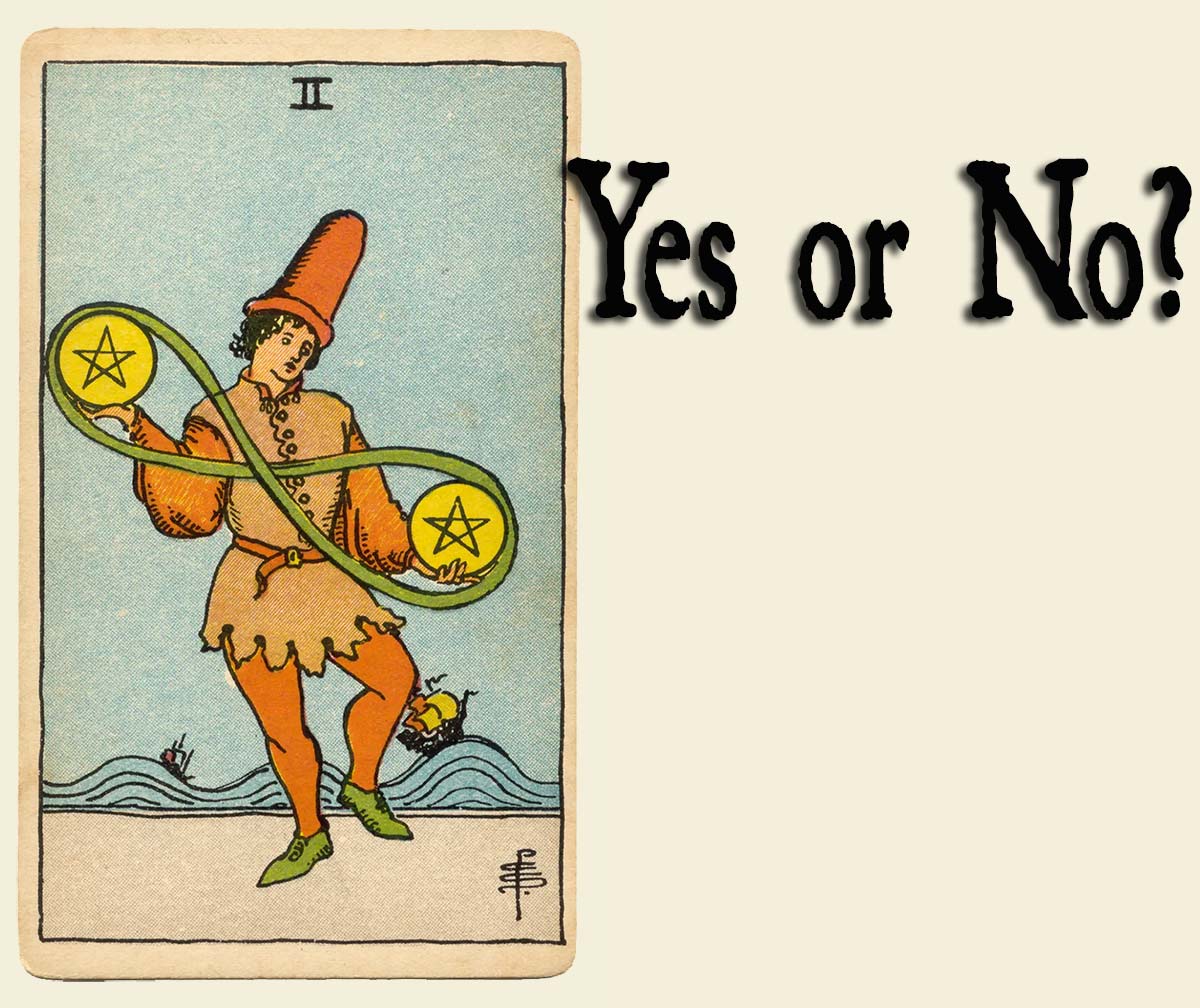 Need a Yes or No? What the 2 Pentacles Card Can Tell You