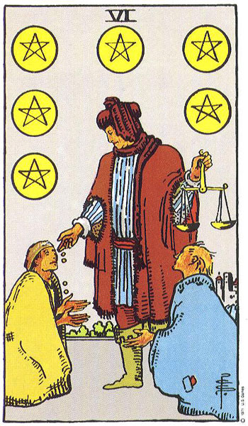 Setting Intentions with the Six of Pentacles: A Simple Guide for Beginners.