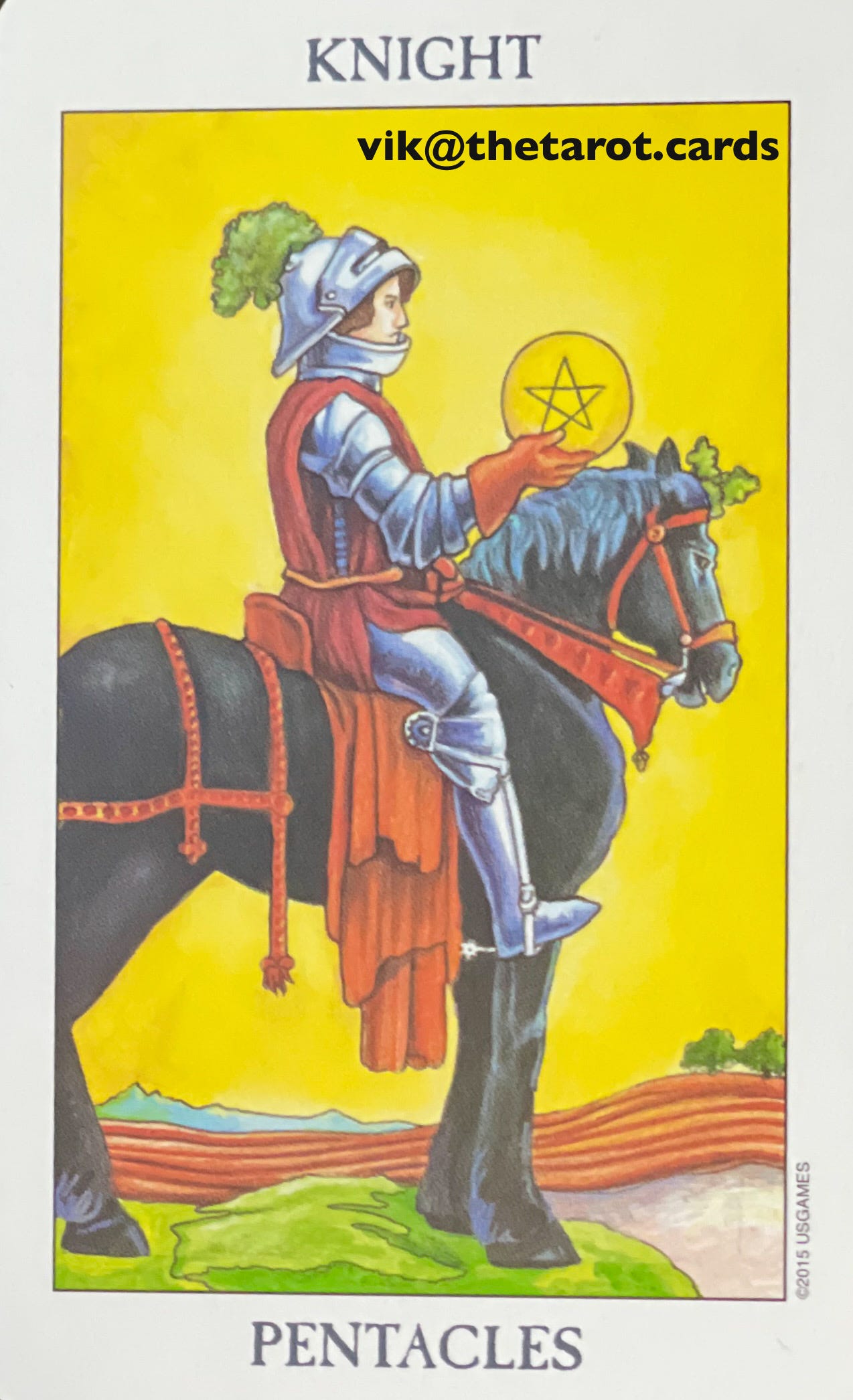 Following the Knight of Pentacles as Action: Tips for a Productive Day.