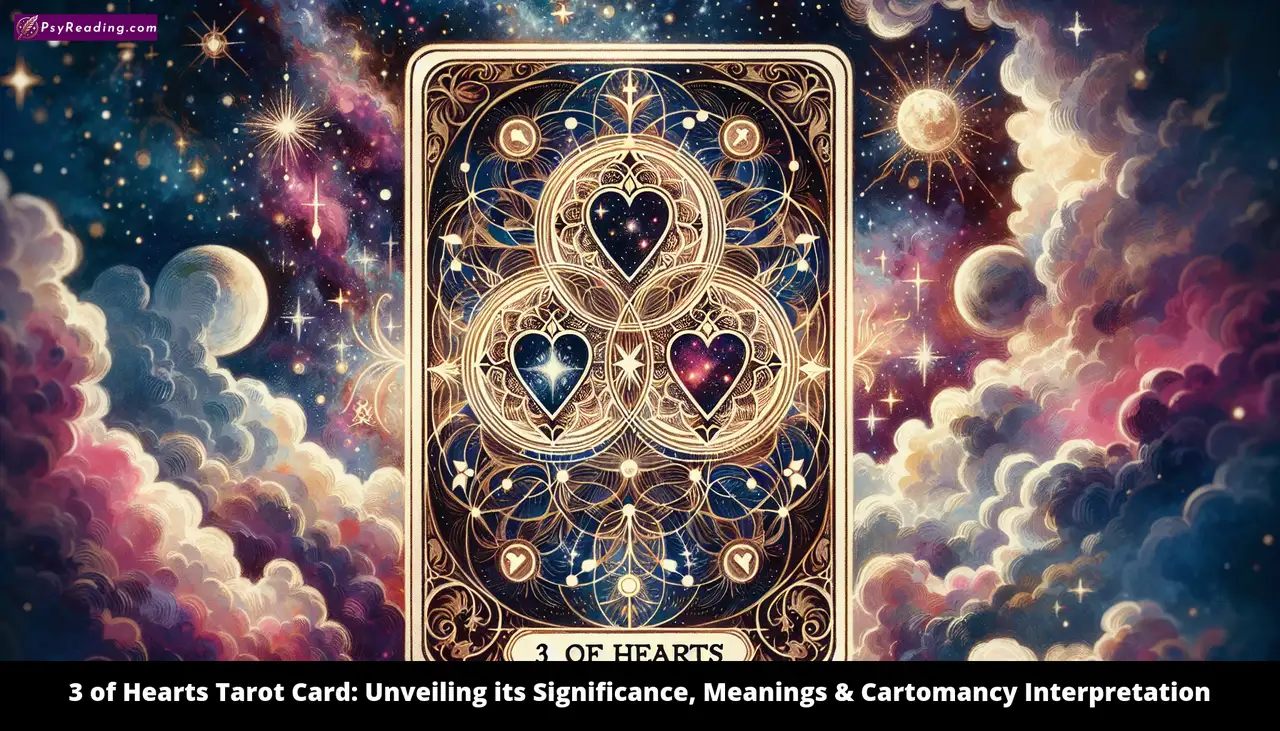 Unveiling the 3 of Hearts Love Tarot Meaning: Find Out What It Reveals.