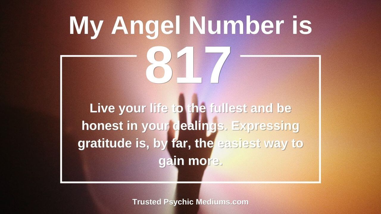 Seeing Angel Number 817? Find out what it means for your career and finances!